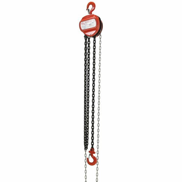 Vestil Manual Chain Hoist, 3K, 10 ft. HCH-3-10